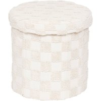 Klapphocker Pasti weiß D38x38cm - Atmosphera créateur d'intérieur von ATMOSPHERA
