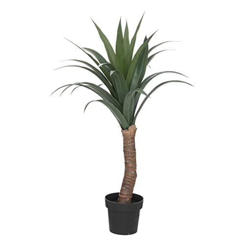 Atmosphera - Künstliche Yucca - Zementtopf - H110 cm - Schwarz von ATMOSPHERA CREATEUR D'INTERIEUR