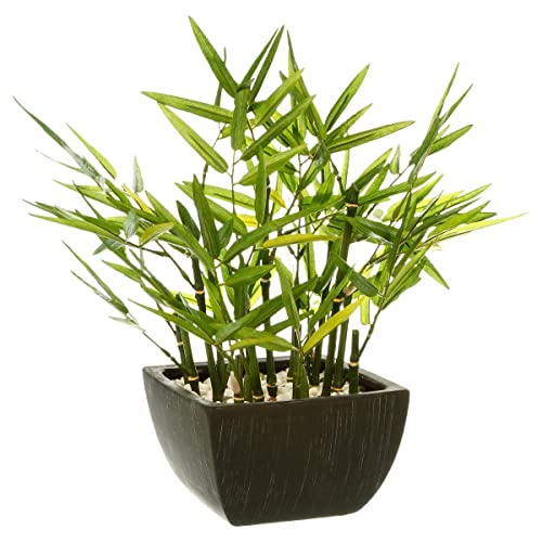 Atmosphera - Künstlicher Bambus - H35 cm - Schwarz von ATMOSPHERA CREATEUR D'INTERIEUR