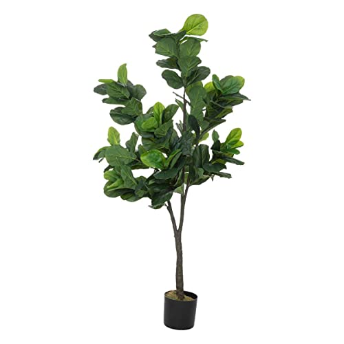 Atmosphera - Künstlicher Ficus lyrata - Zementtopf - H180 cm - Grün von ATMOSPHERA CREATEUR D'INTERIEUR