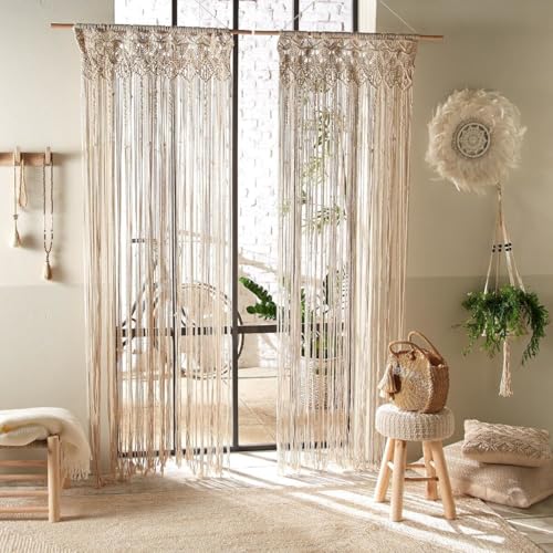 ATMOSPHERA CREATEUR D'INTERIEUR Macrame Wire Curtain Summer von ATMOSPHERA CREATEUR D'INTERIEUR