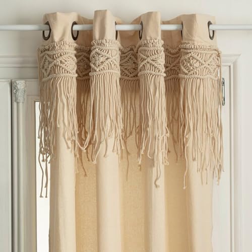 Atmosphera - Vorhang Rituality aus Makramee - 140 × 260 cm - Beige Atmosphera - Vorhang Rituality aus Makramee - 140 × 260 cm - Beige von ATMOSPHERA CREATEUR D'INTERIEUR