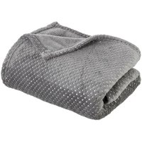 Plaid Strass 125x150cm - Grau von ATMOSPHERA