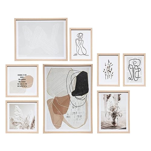 Poster Abstrakter Rahmen aus MDF-Holzplatte x8 von ATMOSPHERA CREATEUR D'INTERIEUR