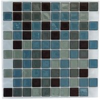 Quadratischer Fliesenaufkleber - Blau Quadratischer Fliesenaufkleber - Blau von ATMOSPHERA