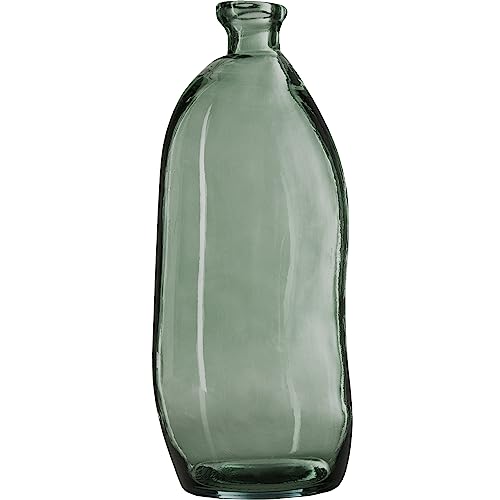 Atmosphera - Vase Dame Jeanne - recyceltes Glas - khakigrün H 51 cm - Khaki von ATMOSPHERA CREATEUR D'INTERIEUR