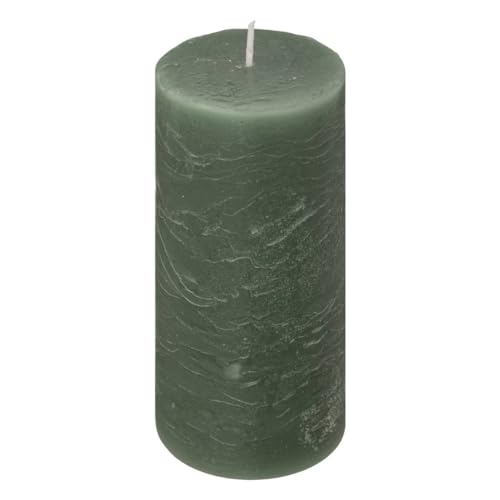 Atmosphera - Rustikale Kerze - Eukalyptusgrün - 445 g - Grün von ATMOSPHERA CREATEUR D'INTERIEUR