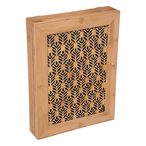 Atmosphera - Schlüsselkasten Palm - Bambus 30x40 cm - Beige von ATMOSPHERA CREATEUR D'INTERIEUR