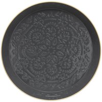 Atmosphera - Set aus 2 Tabletts Night Metall - Grau von ATMOSPHERA