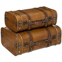 Set aus 2 Truhen - Holz Atmosphera créateur d'intérieur von ATMOSPHERA