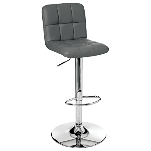 Atmosphera - 2er-Set Barhocker Delek grau - Grau von ATMOSPHERA CREATEUR D'INTERIEUR
