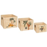 Atmosphera - Set aus 3 Kinderkisten Jungle Holz créateur d'intérieur Atmosphera - Set aus 3 Kinderkisten Jungle Holz créateur d'intérieur von ATMOSPHERA