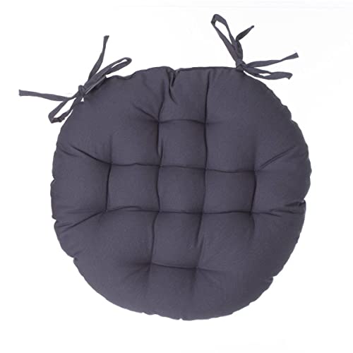 Atmosphera - Sitzauflage rund aus dunkelgrauer Baumwolle D 38 cm - Dunkelgrau Atmosphera - Sitzauflage rund aus dunkelgrauer Baumwolle D 38 cm - Dunkelgrau von ATMOSPHERA CREATEUR D'INTERIEUR