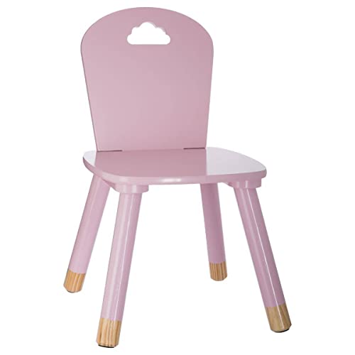 Atmosphera - Kinderstuhl Douceur rosa - Rosa von ATMOSPHERA CREATEUR D'INTERIEUR