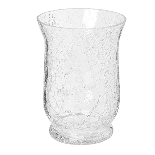 Teelicht - gecracktes Glas - H15 cm - Transparent - Atmosphera créateur d'intérieur von ATMOSPHERA CREATEUR D'INTERIEUR