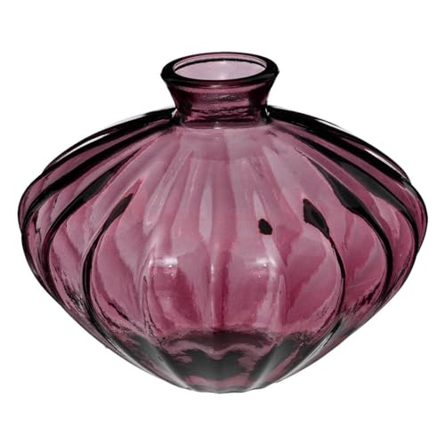 Atmosphera - Vase Candy - recyceltes Glas - rosa - H14 cm - Rosa von ATMOSPHERA CREATEUR D'INTERIEUR