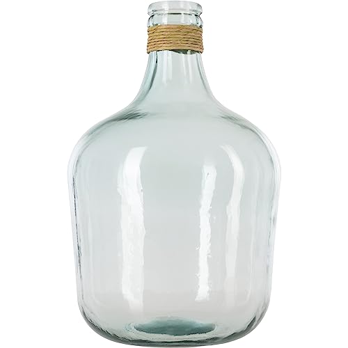 Atmosphera - Vase Dame Jeanne - Glas - transparent - H43 cm - Transparent von ATMOSPHERA CREATEUR D'INTERIEUR