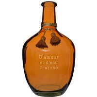 Vase Dame Jeanne Gypsy Glas H31cm - Ocker von ATMOSPHERA