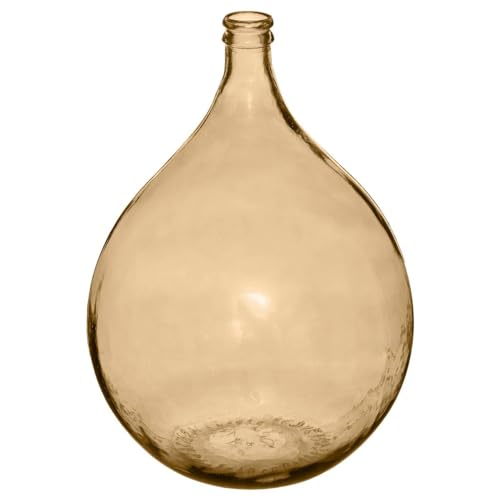 Atmosphera - Vase Dame Jeanne - recyceltes Glas - blassrosa H. 56 cm - Blaßrosa von ATMOSPHERA CREATEUR D'INTERIEUR