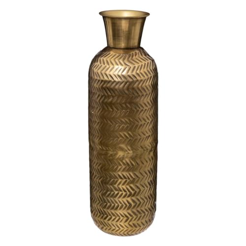 Atmosphera - Vase Night - Metall - vergoldet - H45 cm - Golden von ATMOSPHERA CREATEUR D'INTERIEUR