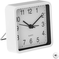 Wecker Metall 8,2x8cm - Weiß von ATMOSPHERA