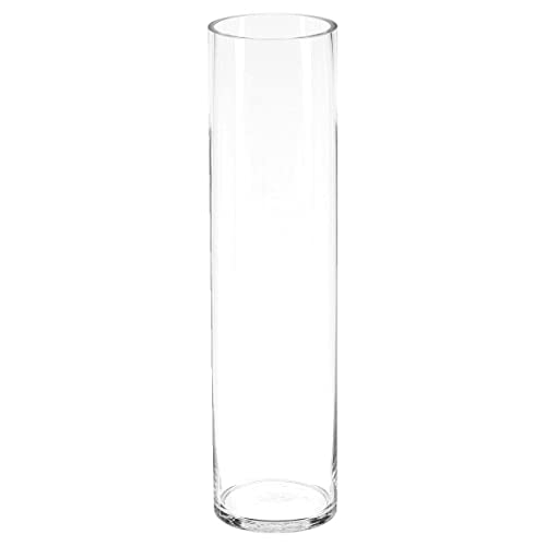 Atmosphera - Zylindervase - Glas - H60 cm - Transparent von ATMOSPHERA CREATEUR D'INTERIEUR
