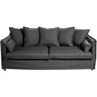 3-Sitzer-Sofa Odilon dunkelgrau 3-Sitzer-Sofa Odilon dunkelgrau von ATMOSPHERA