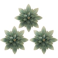 3 Wanddeko Alya D24cm - Grün von ATMOSPHERA