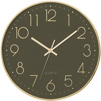 3D-Uhr Laure gold D30cm - Khaki 3D-Uhr Laure gold D30cm - Khaki von ATMOSPHERA