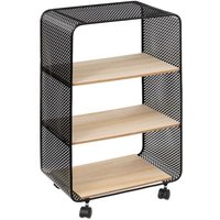 5five Simply Smart - Regal auf Rollen south bay, 3 Ablagen, durchbrochene Konstruktion von 5FIVE SIMPLY SMART