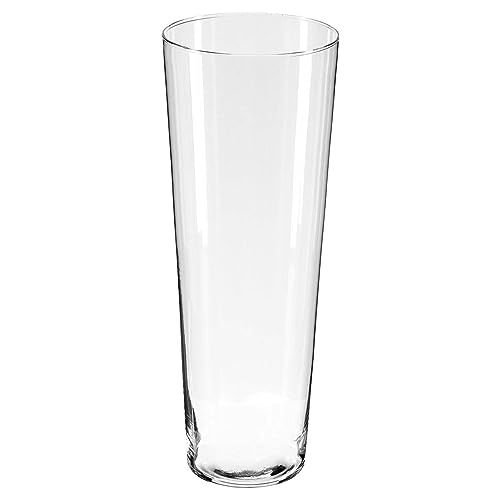 Atmosphera - Konische Vase - Glas - H40 cm - Transparent von ATMOSPHERA CREATEUR D'INTERIEUR