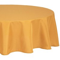 Anti-Flecken Tischdecke - ockergelb - D180 cm - Atmosphera créateur d'intérieur von ATMOSPHERA