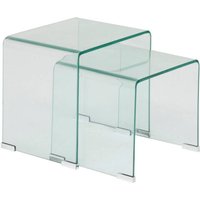 Atmosphera - 2 Klapptische Lenia transparent 51x47x30cm créateur d'intérieur Atmosphera - 2 Klapptische Lenia transparent 51x47x30cm créateur d'intérieur von ATMOSPHERA