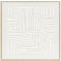 Atmosphera - 3D-Wanddeko Kaya Weiß 60x60cm créateur d'intérieur von ATMOSPHERA