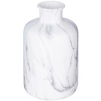 Vase - Marmor - weiß - H17 -5 cm Atmosphera Weiß von ATMOSPHERA