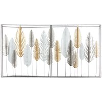 Atmosphera - Wanddekoration Blätter - Metall 134 × 68 cm créateur d'intérieur von ATMOSPHERA