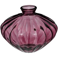 Vase Candy - recyceltes Glas - rosa - H14 cm Atmosphera Rosa von ATMOSPHERA
