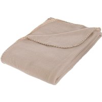 Atmosphera - Fleecedecke - Fleece - beige - 125x150 cm créateur d'intérieur von ATMOSPHERA