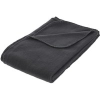 Fleecedecke - Fleece - dunkelgrau - 125x150 cm Atmosphera Dunkelgrau von ATMOSPHERA