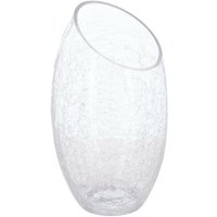 Atmosphera - Gewölbte Vase - Craquelé-Glas - H23 cm créateur d'intérieur von ATMOSPHERA