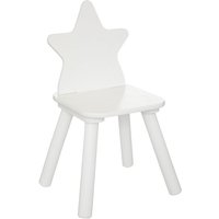 Atmosphera - Kinderstuhl douceur mit sternförmiger Rückenlehne, 32 x 31,5 x 50 cm von ATMOSPHERA
