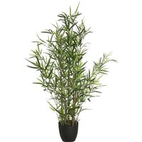 Kunstblume, bambus, 90 cm, schwarzer Topf von ATMOSPHERA