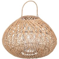 Rattan-Laterne für Gartenlaube lour, h. 25 cm von ATMOSPHERA