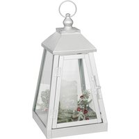 Atmosphera - Laterne aus Metall mit LED-Kerze, 32 x 17 cm Atmosphera - Laterne aus Metall mit LED-Kerze, 32 x 17 cm von ATMOSPHERA