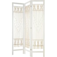Atmosphera - Paravent Sommer - Makramee - weiß h 170 cm créateur d'intérieur von ATMOSPHERA