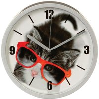 Atmosphera - Uhr Katze Glas D22cm - Katze gläser - Model 3 von ATMOSPHERA