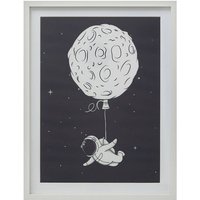 Atmosphera - Poster für das Kinderzimmer space, in weißem Rahmen, 30 x 40 cm von ATMOSPHERA
