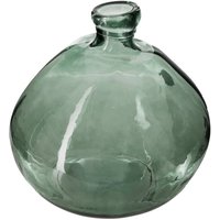 Atmosphera - Vase Dame Jeanne - recyceltes Glas - khakigrün d 33 cm Khaki von ATMOSPHERA