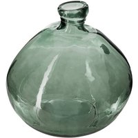 Atmosphera - Runde Vase - recyceltes Glas - khakigrün D23 cm Khaki von ATMOSPHERA