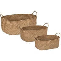 Atmosphera - Set aus 3 Körben Elora Seegras créateur d'intérieur von ATMOSPHERA